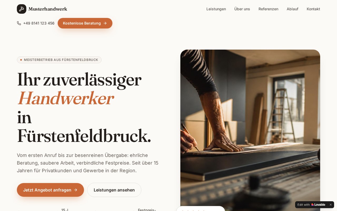 Vorschau Musterhandwerk GmbH